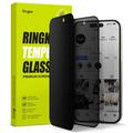 iPhone 15 Ringke TG Privacy Tempered Glass Screen Protector - 9H - Black Edge