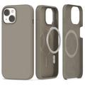 iPhone 15 Tech-Protect Silicone MagSafe Case - Titanium