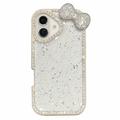 iPhone 16 Bow & Rhinestone Epoxy Case