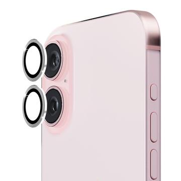iPhone 16/16 Plus Hat Prince Camera Lens Protector - Silver