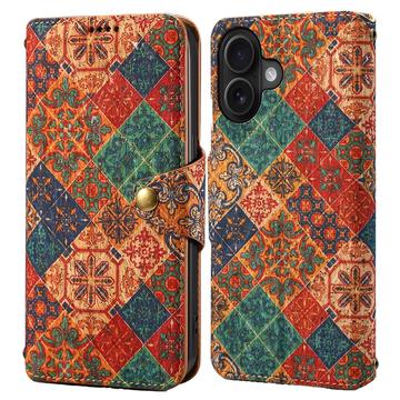 iPhone 16 Plus Four Seasons Wallet Case - Winter
