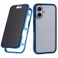 iPhone 16 Plus Magnetic Case with Tempered Glass - Privacy - Dark Blue