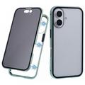 iPhone 16 Plus Magnetic Case with Tempered Glass - Privacy - Green
