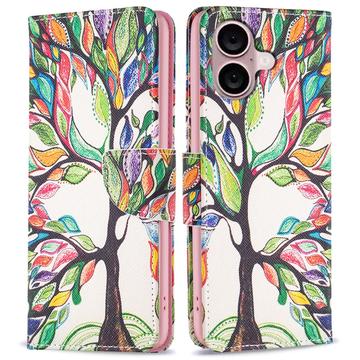 iPhone 16 Plus Wonder Series Wallet Case - Flower