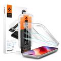 iPhone 16 Pro/17/17 Pro/18 Pro Spigen Glas.tR EZ Fit Pro Tempered Glass Screen Protector - 2 Pcs. - Clear
