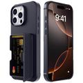 iPhone 16 Pro Hybrid Case with Hidden Mirror & Card Slot - Black
