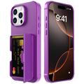 iPhone 16 Pro Hybrid Case with Hidden Mirror & Card Slot