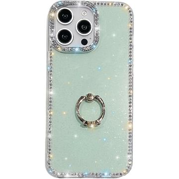 iPhone 16 Pro Max CrystalGlow Hybrid Case with Ring Holder