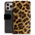 iPhone 16 Pro Max Premium Wallet Case - Leopard