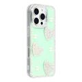 iPhone 16 Pro Max Sparkling Love and Pearl Hybrid Case