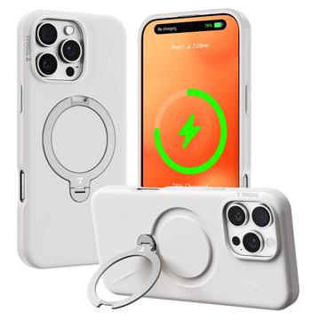 iPhone 16 Pro Max Torras Ostand Q Pro MagSafe Case - Ivory