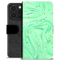 iPhone 16 Pro Premium Wallet Case - Green Mint