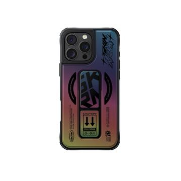 iPhone 16 Pro Skinarma Kira Kobai Mag Case with Grip-Stand - Holographic