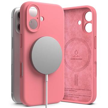 iPhone 16 Ringke Liquid Silicone MagSafe Case - Pink