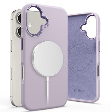 iPhone 16 Tech-Protect Silicone Pure Case - MagSafe Compatible - Mauve
