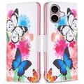 iPhone 16 Wonder Series Wallet Case - Butterflies