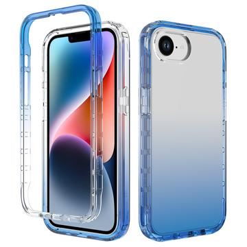 iPhone 16e Gradient Series Hybrid Case - Blue / Transparent