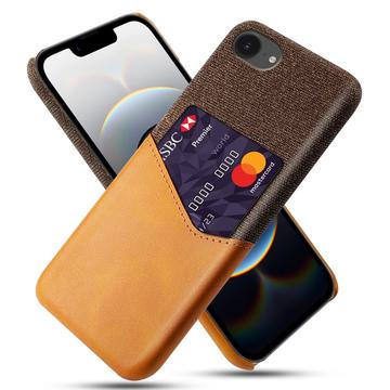 iPhone 16e KSQ Case with Card Pocket - Orange