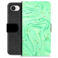 iPhone 16e Premium Wallet Case - Green Mint