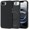 iPhone 16e Tech-Protect Ion Carbon Plastic Case - MagSafe Compatible - Black / Silver