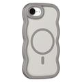 iPhone 16e Wave-Edge Magnetic Hybrid Case - Grey