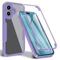 iPhone 17 360 Protection Series Case - Purple / Clear