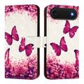 iPhone Air Wonder Series Wallet Case - Rose Butterflies