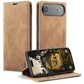 iPhone 17 Air Caseme 013 Series Wallet Case - Brown