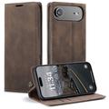 iPhone 17 Air Caseme 013 Series Wallet Case - Coffee