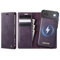 iPhone Air Caseme C49 2-in-1 Detachable Wallet Case - MagSafe Compatible, RFID - Purple