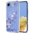 iPhone Air Floral Pattern TPU Case - Purple