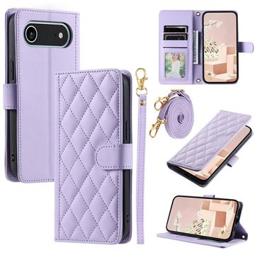 iPhone 17 Air Luxury Quilted Wallet Case