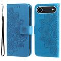 iPhone 17 Air Mandala Series Wallet Case - Blue