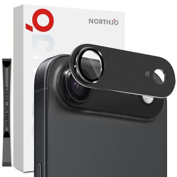 iPhone 17 Air Northjo Full Protection Matte Metal and Tempered Glass Camera Lens Protector
