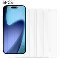 iPhone 17 Air Tempered Glass Screen Protector - 9H - Case Friendly - 5 Pcs.