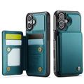 iPhone 17 Caseme C22 Case RFID Card Wallet - Green