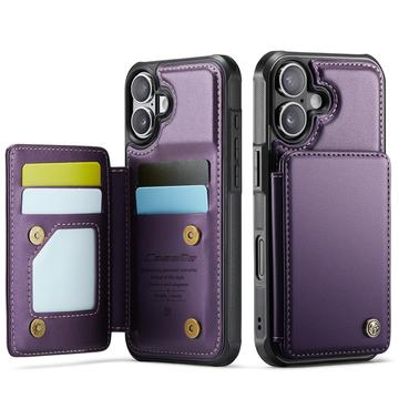 iPhone 17 Caseme C22 Case RFID Card Wallet - Purple