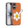 iPhone 17 Dux Ducis Luvy Case with Finger Ring/Hand Strap - Orange / Daisy