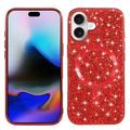 iPhone 17 Electroplated Glitter Case - MagSafe Compatible - Red