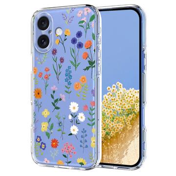 iPhone 17 Floral Pattern TPU Case