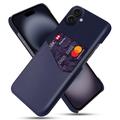 iPhone 17 KSQ Case with Card Pocket - Blue
