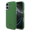 iPhone 17 Lacoste Iconic Petit Pique Metal Logo Case - MagSafe Compatible - Green