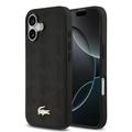 iPhone 17 Lacoste Monogramme Gold Logo Case - MagSafe Compatible - Black