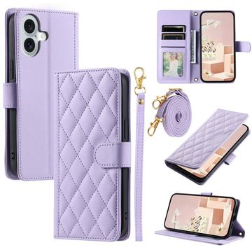 iPhone 17 Luxury Quilted Wallet Case
