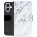 iPhone 17 Premium Wallet Case - Marble