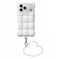 iPhone 17 Pro/18 Pro Cloud Puffer Silicone Case - White