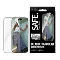 iPhone 17 Pro/18 Pro PanzerGlass Safe Ultra-Wide Fit Tempered Glass Screen Protector - 9H - Black edge
