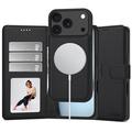 iPhone 17 Pro/18 Pro Tech-Protect 2-in-1 Wallet Case - Magsafe Compatible - Black