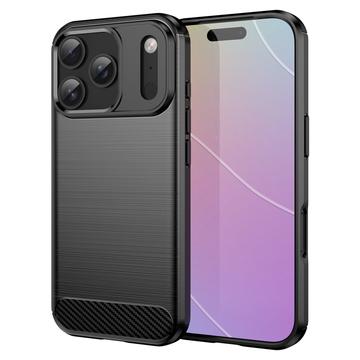iPhone 17 Pro Brushed TPU Case - Carbon Fiber