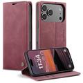 iPhone 17 Pro Caseme 013 Series Wallet Case - Wine Red